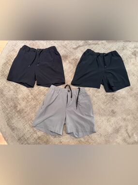 chubbies Men's Athletic Shorts - Black & Light Gray